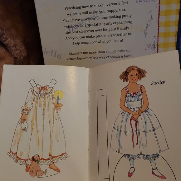 A Little Book of Manners and Little Southern Belle Paper Doll book bundle - Picture 3 of 4
